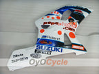 Injection Fairing kit for 00-02 GSX R1000 - Blue, White - Dark Dog, MOTUL #OYO87905215