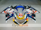 Injection Fairing kit for 00-02 GSX R1000 - Blue, White - Dark Dog, MOTUL #OYO87905215