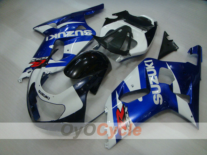 Injection Fairing kit for 01-03 GSX R600 - Blue, Black - Factory Style #OYO87905089 Secondary image