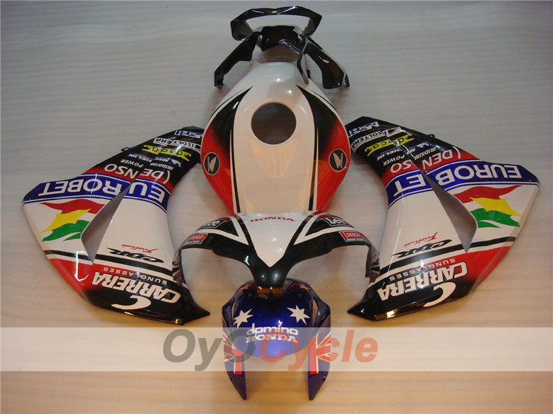 Injection Fairing kit for 08-11 CBR1000RR - White, Black - Lee #OYO87900694 Main image