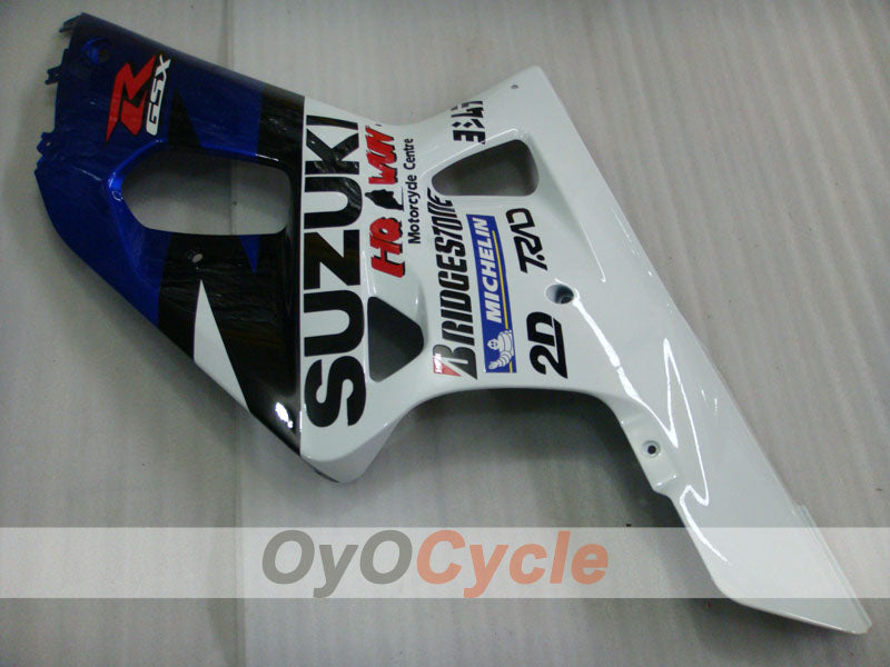 Injection Fairing kit for 00-03 GSX R750 - Blue, White - MOTUL #OYO87905142