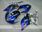 Injection Fairing kit for 01-03 GSX R600 - Blue, White - MOTUL #OYO87905087