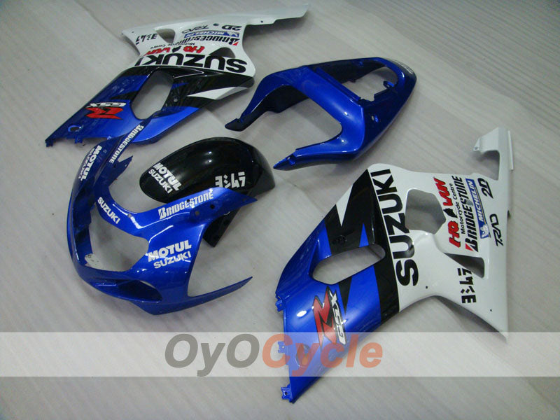 Injection Fairing kit for 00-02 GSX R1000 - Blue, White - MOTUL #OYO87905188 Secondary image