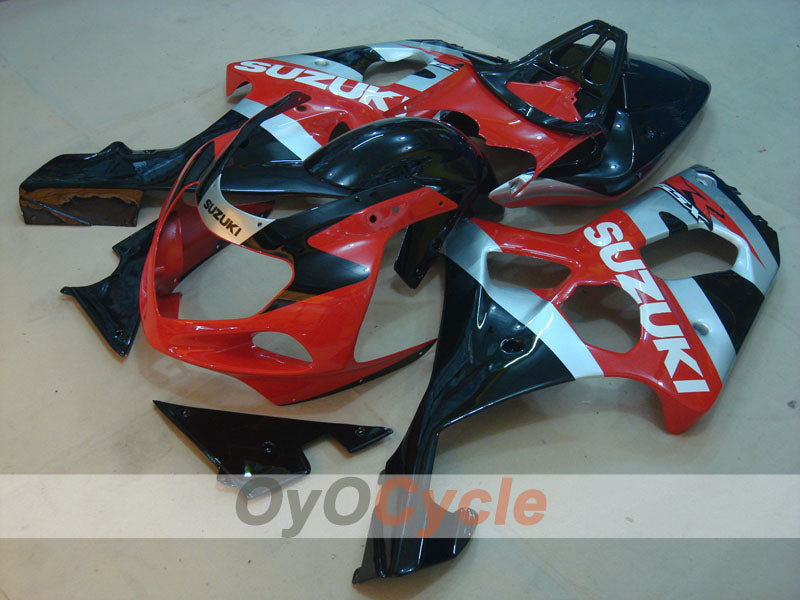 Injection Fairing kit for 00-02 GSX R1000 - Red, Black - Factory Style #OYO87901758 Main image