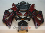Injection Fairing kit for 00-03 GSX R750 - Red, Black - Flame #OYO87901054