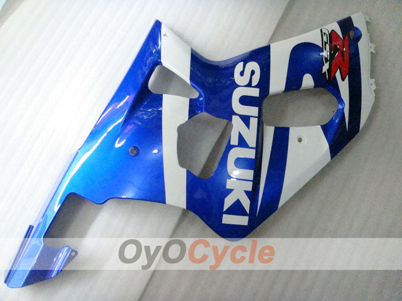 Injection Fairing kit for 00-03 GSX R750 - Blue, White - Factory Style #OYO87901109