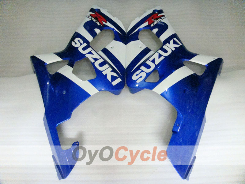 Injection Fairing kit for 00-03 GSX R750 - Blue, White - Factory Style #OYO87901109