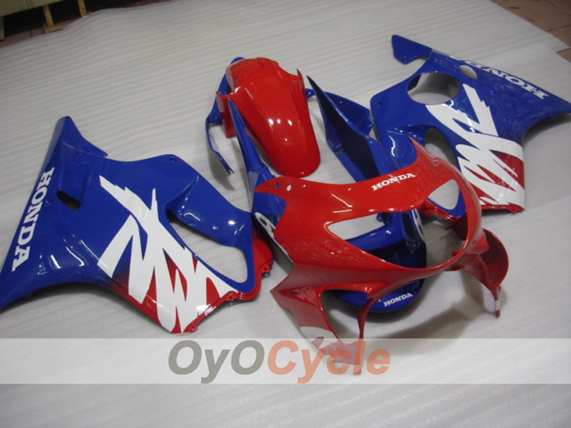 Injection Fairing kit for 99-00 CBR600F4 - Red, Blue - Factory Style #OYO87900131 Main image