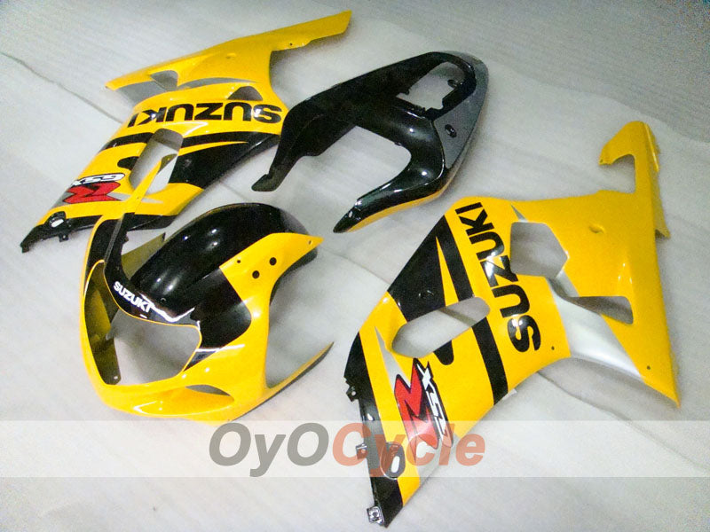 Injection Fairing kit for 01-03 GSX R600 - Yellow, Black - Factory Style #OYO87901148 Secondary image