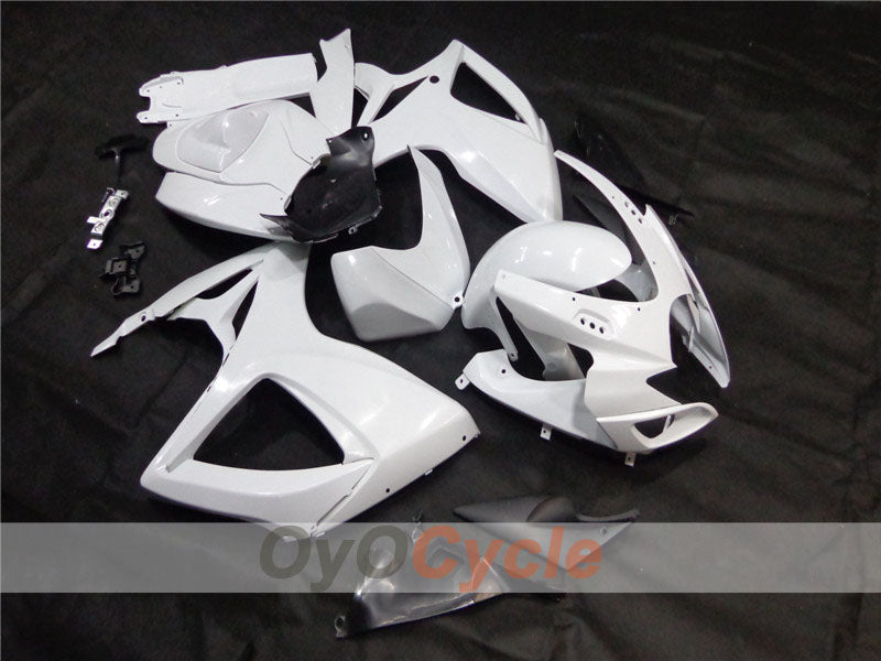 Unpainted Injection Fairing kit for 06-07 GSX R750 - White - Factory Style #OYO87903185 Main image