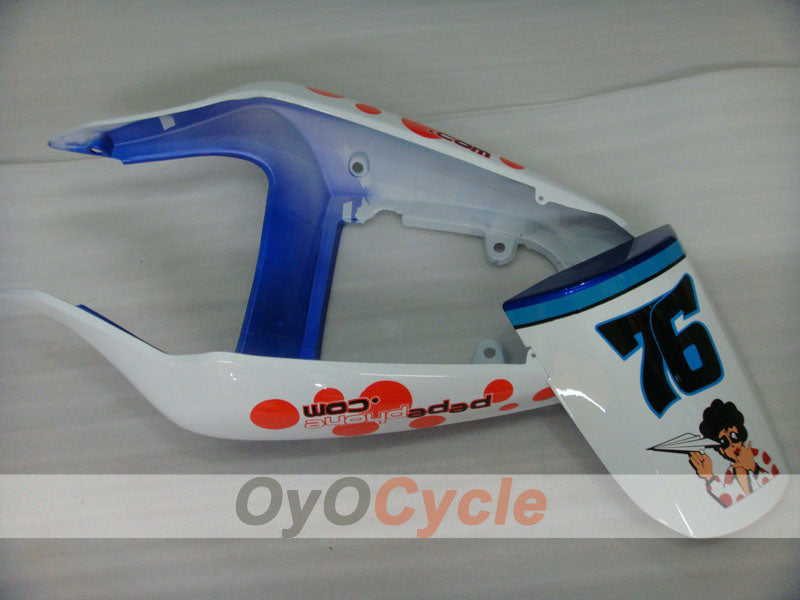 Injection Fairing kit for 01-03 GSX R600 - Blue, White - Dark Dog #OYO87901035