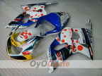 Injection Fairing kit for 01-03 GSX R600 - Blue, White - Dark Dog #OYO87901035