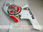Injection Fairing kit for 01-03 GSX R600 - Red, White - Lucky Strike #OYO87901057
