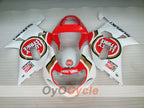 Injection Fairing kit for 00-03 GSX R750 - Red, White - Lucky Strike #OYO87901061