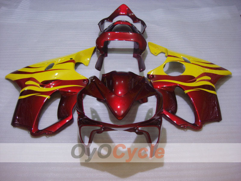 Injection Fairing kit for 01-03 CBR600F4i - Red, Yellow - Flame #OYO87900154 Secondary image