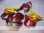 Injection Fairing kit for 01-03 CBR600F4i - Red, Yellow - Flame #OYO87900154