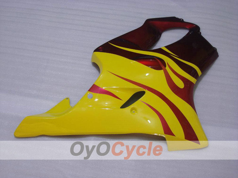 Injection Fairing kit for 01-03 CBR600F4i - Red, Yellow - Flame #OYO87900154