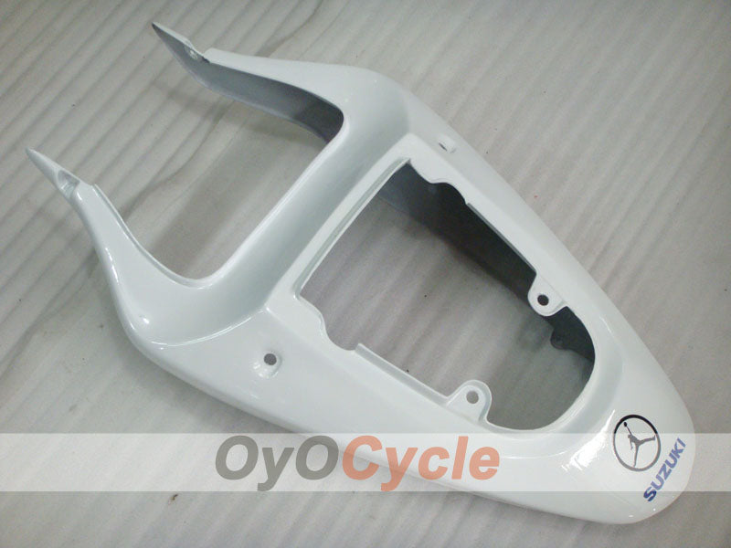 Injection Fairing kit for 01-03 GSX R600 - Blue, White - DUNLOP, Jordan #OYO87901051