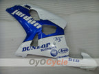 Injection Fairing kit for 01-03 GSX R600 - Blue, White - DUNLOP, Jordan #OYO87901051