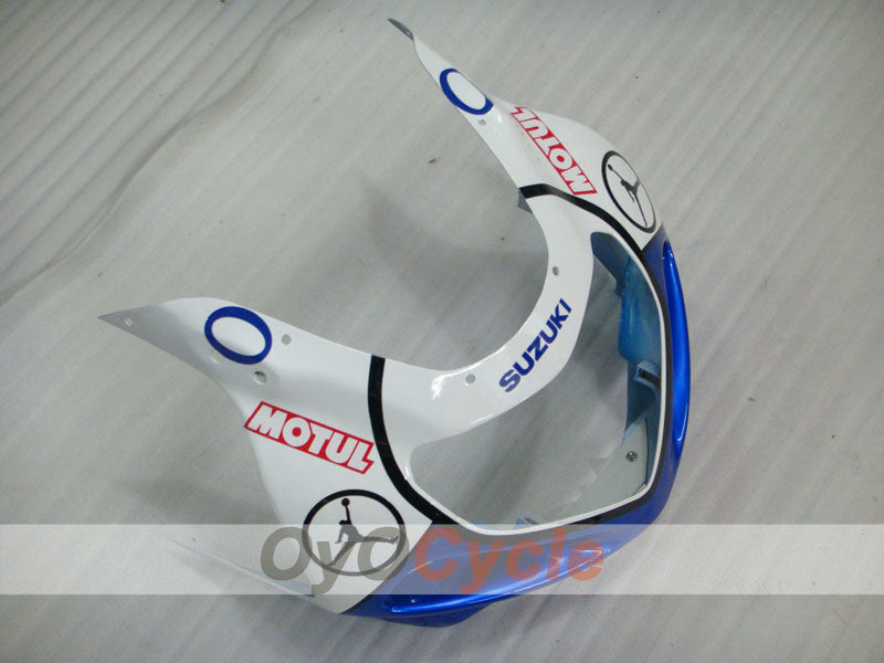 Injection Fairing kit for 01-03 GSX R600 - Blue, White - DUNLOP, Jordan #OYO87901051
