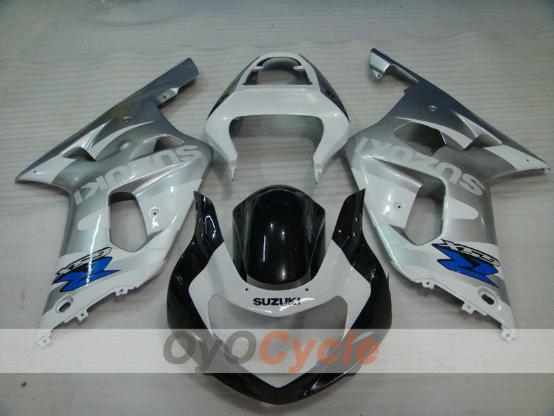 Injection Fairing kit for 00-02 GSX R1000 - White, Black, Silver - Factory Style #OYO87905205 Secondary image