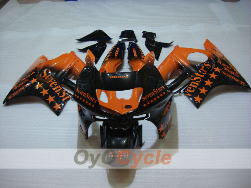 Injection Fairing kit for 95-96 CBR600F3 - Orange, Black - SevenStars #OYO87900103 Main image