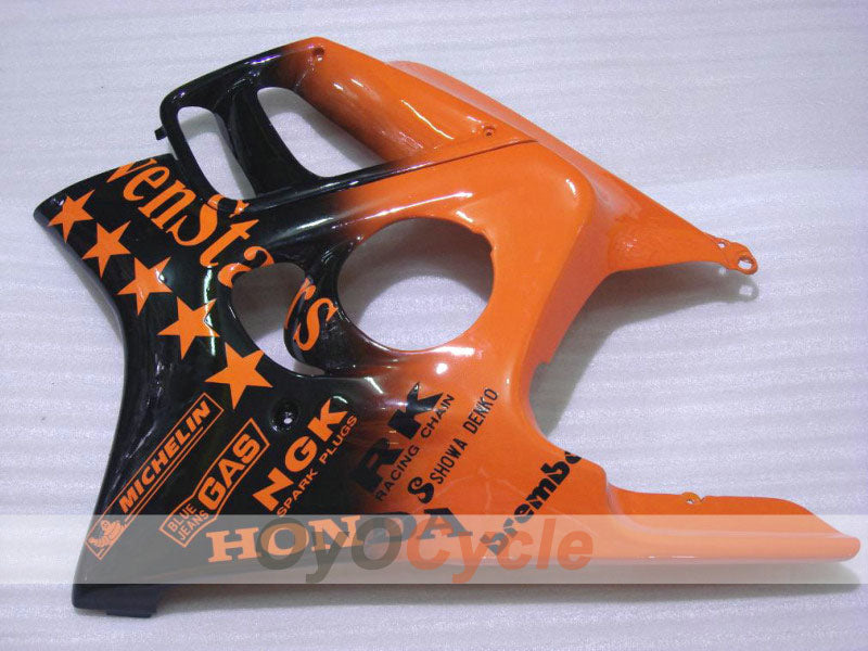 Injection Fairing kit for 97-98 CBR600F3 - Orange, Black - SevenStars #OYO87900057