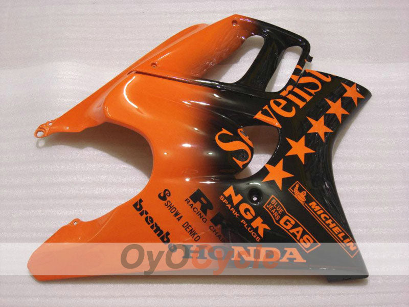 Injection Fairing kit for 95-96 CBR600F3 - Orange, Black - SevenStars #OYO87900103