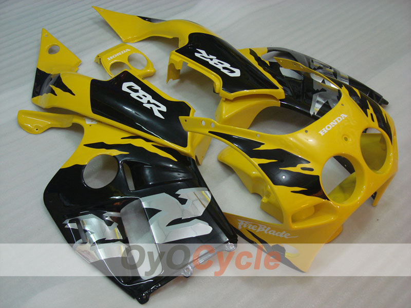 Injection Fairing kit for 88-89 CBR250RR - Yellow, Black - Fireblade #OYO87902892