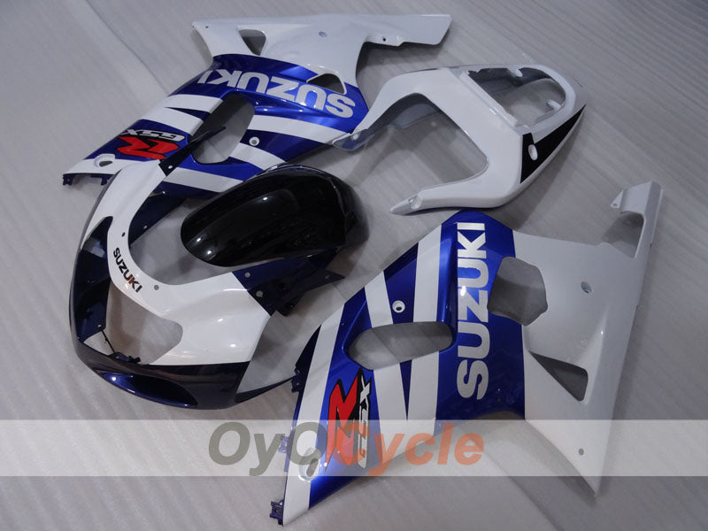 Injection Fairing kit for 00-02 GSX R1000 - Blue, White - Factory Style #OYO87905219 Main image