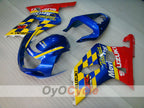 Injection Fairing kit for 01-03 GSX R600 - Red, Blue - Movistar #OYO87901062