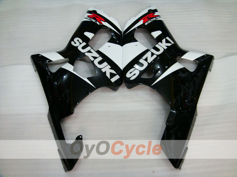 Injection Fairing kit for 00-03 GSX R750 - White, Black - Factory Style #OYO87901122