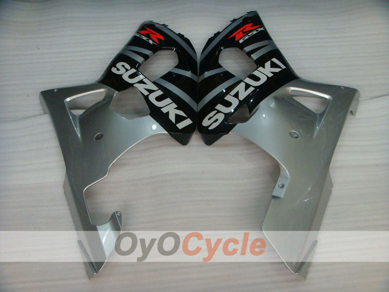 Injection Fairing kit for 01-03 GSX R600 - Black, Silver - Factory Style #OYO87901139