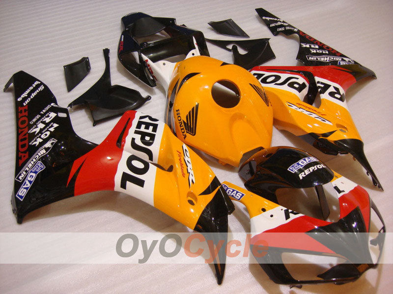 Injection Fairing kit for 06-07 CBR1000RR - Orange, Black - Repsol #OYO87900638 Secondary image
