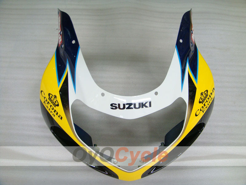 Injection Fairing kit for 00-02 GSX R1000 - Yellow, Blue - Corona #OYO87905214