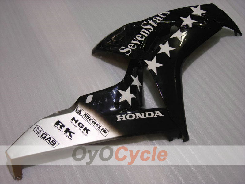 Injection Fairing kit for 06-07 CBR1000RR - Black, Silver - SevenStars #OYO87900650
