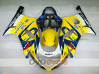 Injection Fairing kit for 01-03 GSX R600 - Yellow, Blue - Corona, MOTUL #OYO87905113