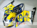Injection Fairing kit for 00-02 GSX R1000 - Yellow, Blue - Corona #OYO87905214