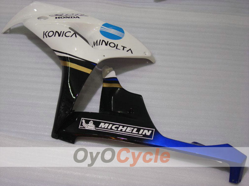 Injection Fairing kit for 06-07 CBR1000RR - White, Black - Konica Minolta #OYO87900614