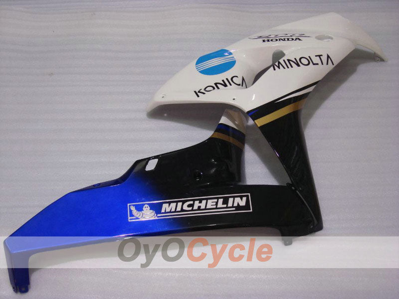 Injection Fairing kit for 06-07 CBR1000RR - White, Black - Konica Minolta #OYO87900614