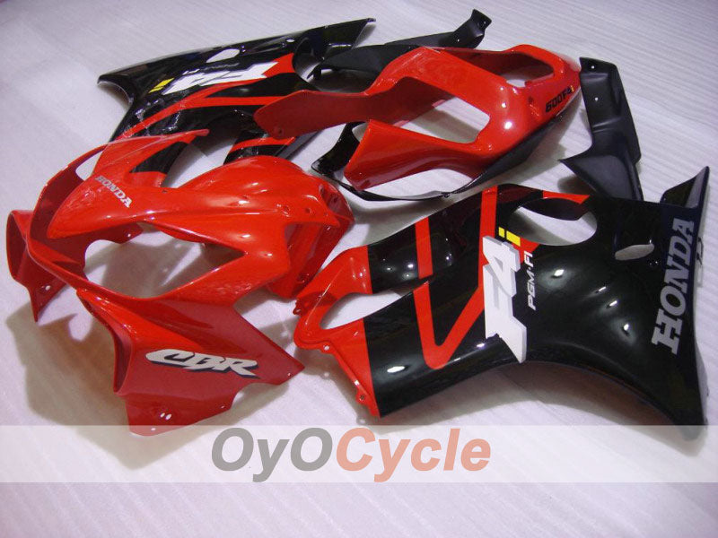 Injection Fairing kit for 01-03 CBR600F4i - Red, Black, Pink - Factory Style #OYO87900183 Main image