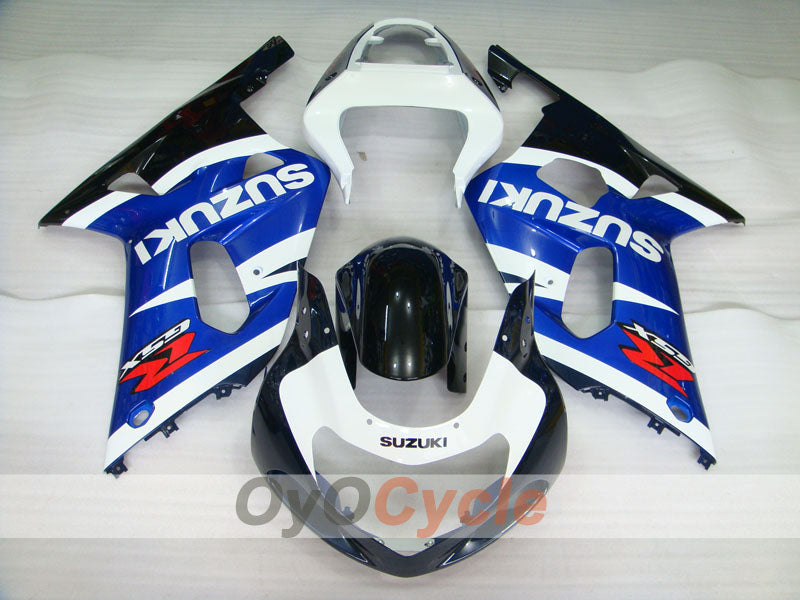 Injection Fairing kit for 00-03 GSX R750 - Blue, Black - Factory Style #OYO87901110