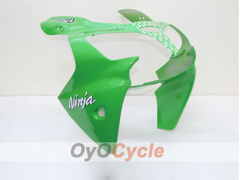 Injection Fairing kit for 00-02 NINJA ZX-6R - Green, Black - Nakano #OYO87901726