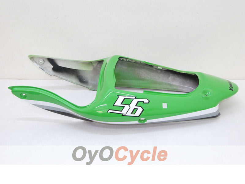 Injection Fairing kit for 00-02 NINJA ZX-6R - Green, Black - Nakano #OYO87901726