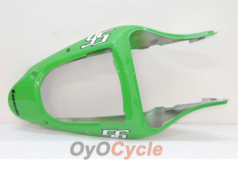 Injection Fairing kit for 00-02 NINJA ZX-6R - Green, Black - Nakano #OYO87901726
