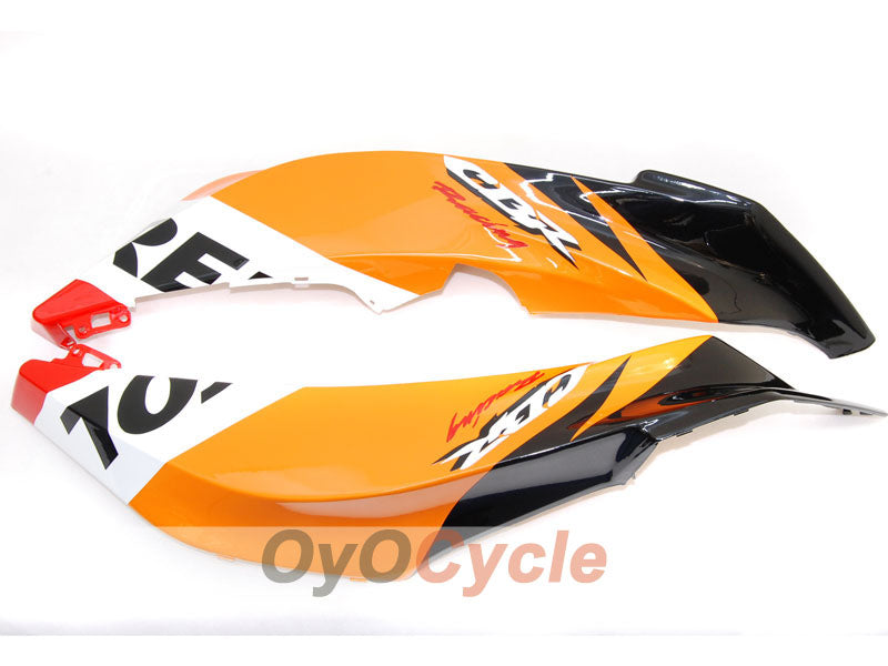 Injection Fairing kit for 07-08 CBR600RR - Orange, Black - Repsol #OYO87900427 Secondary image