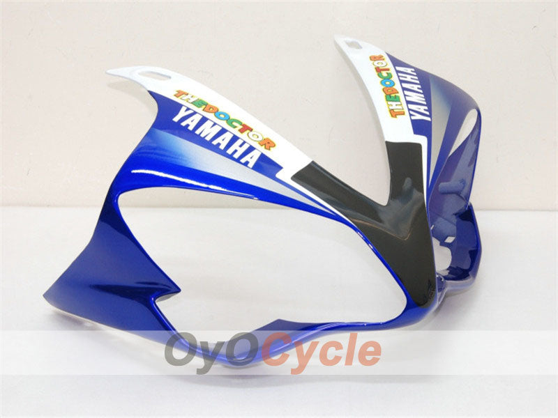Injection Fairing kit for 07-08 YZF-R1 - Blue, White - FIAT, MOTUL #OYO87900851