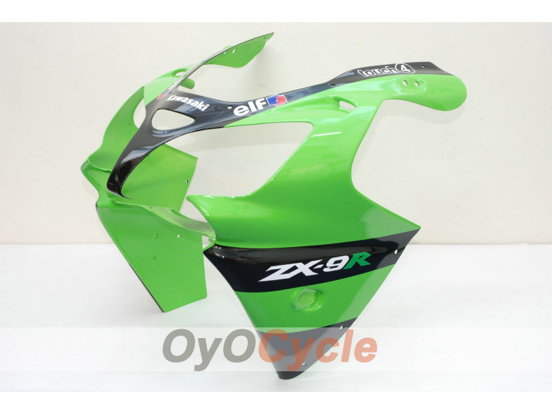 Fairing kit for 00-01 NINJA ZX-9R - Green, Black - Monster #OYO87903029