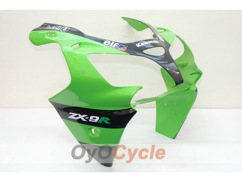 Fairing kit for 00-01 NINJA ZX-9R - Green, Black - Monster #OYO87903029