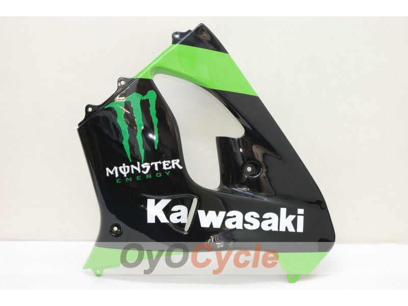 Fairing kit for 00-01 NINJA ZX-9R - Green, Black - Monster #OYO87903029